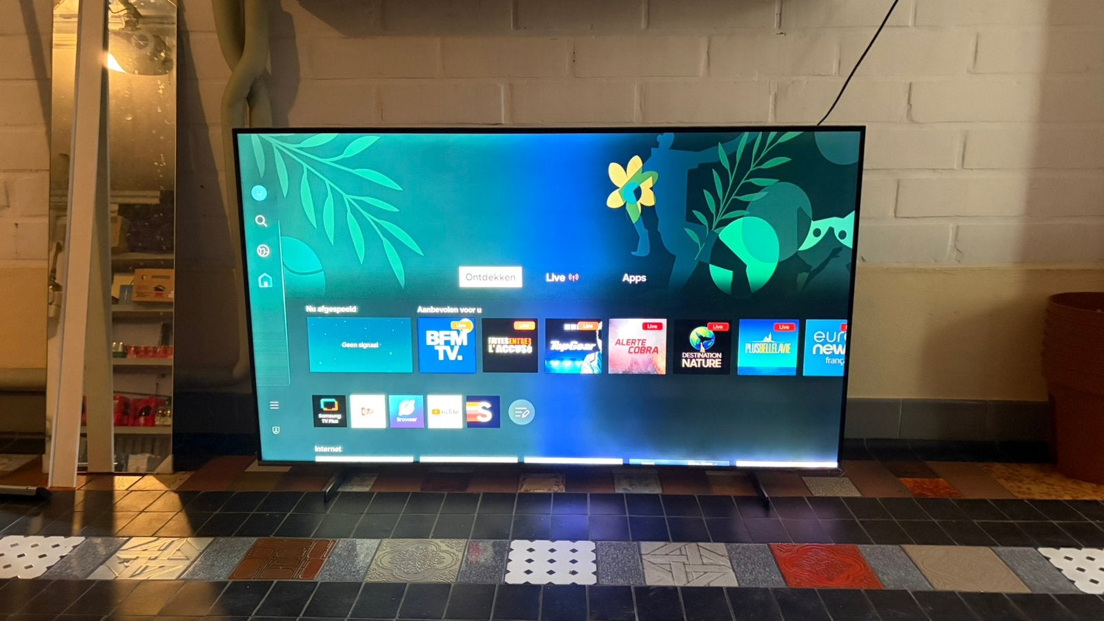 Samsung oled 55inch beetje probleem met scherm, TV, Hi-fi & Vidéo, Télévisions, Enlèvement, Comme neuf, OLED, Samsung