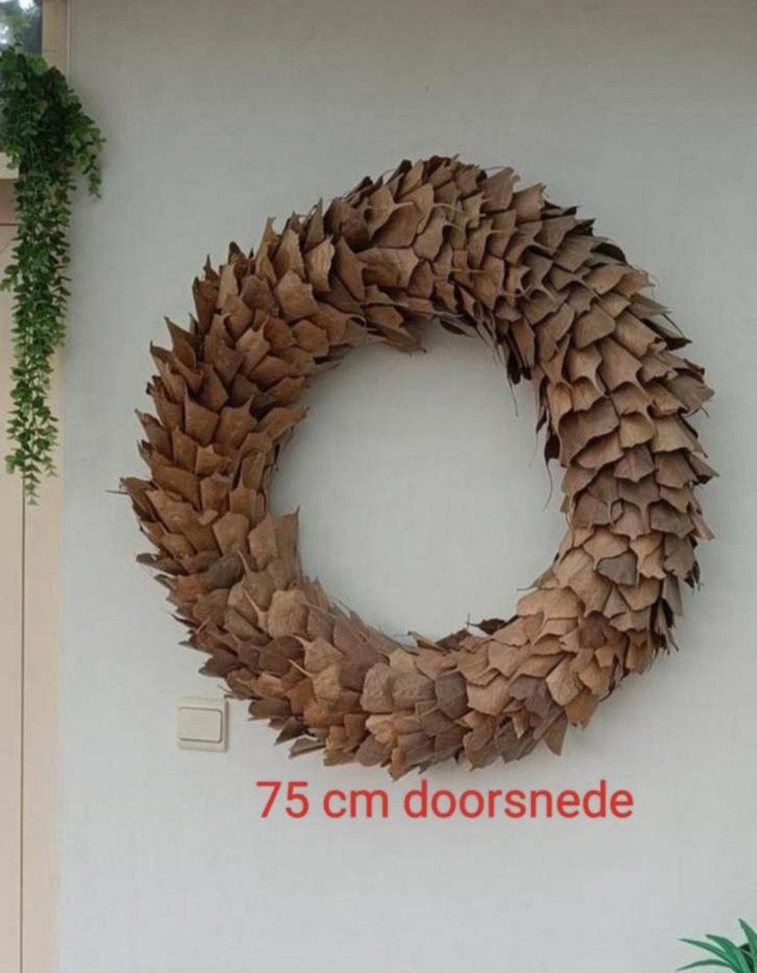 Bladerenkrans, Maison & Meubles, Accessoires pour la Maison | Couronnes, Enlèvement