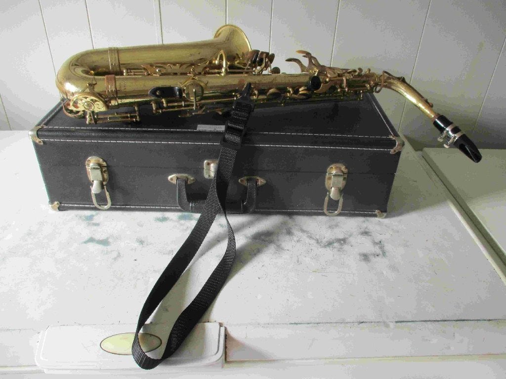 Saxofoon Alto, Muziek en Instrumenten, Ophalen of Verzenden, Gebruikt, Alt, Met koffer