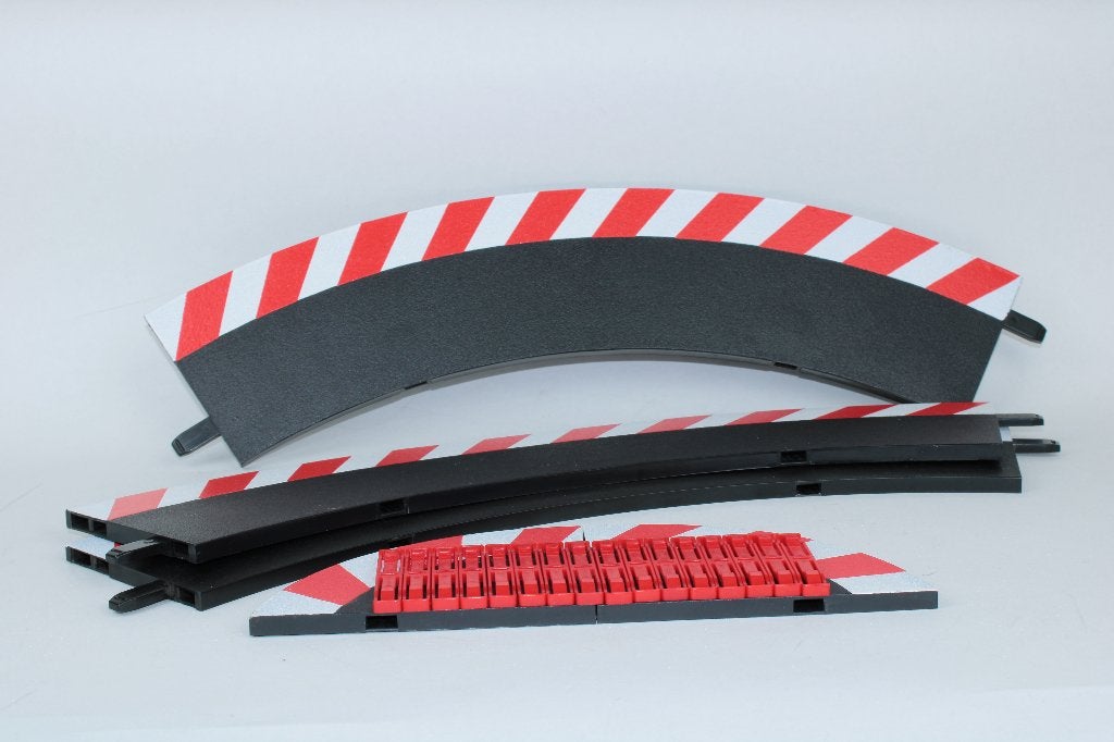 Carrera 20561 Bordures Ext Courbe Radius R1 60 x 3, Ophalen of Verzenden, Gebruikt, Racebaan, Carrera