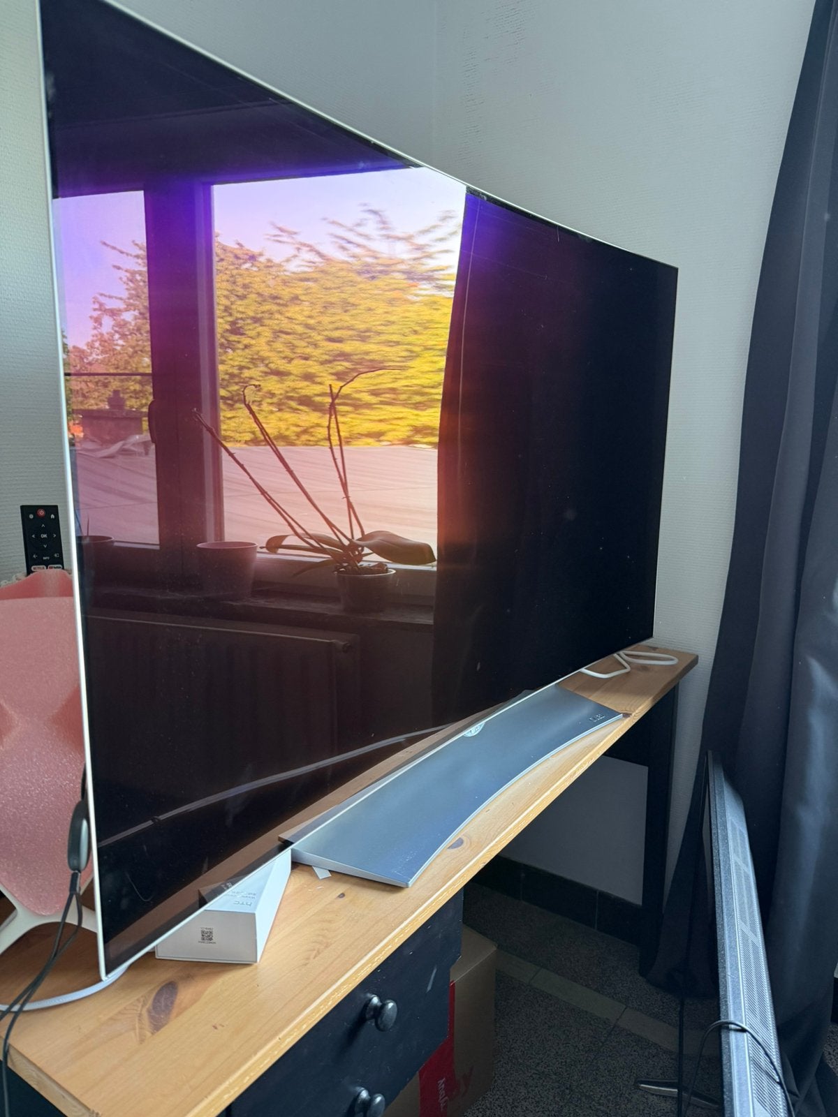 Téléviseur OLED 4K incurvé 55 pouces de LG (modèle 55EG920V), OLED, Enlèvement, Utilisé, 4k (UHD)