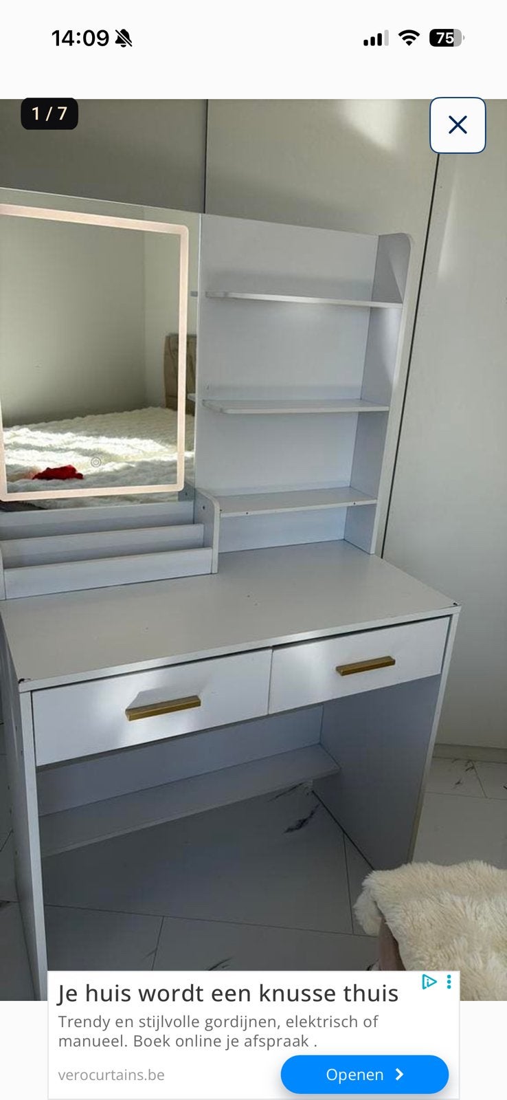 Makeup tafel, Enlèvement, Comme neuf