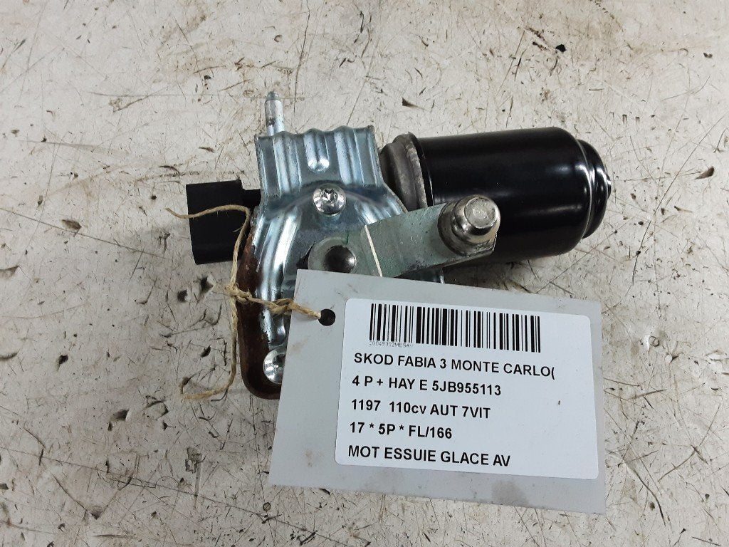 MOTEUR ESSUIE-GLACE AVANT Skoda Fabia III (NJ3) (5JB955113), Utilisé, Info@skoda-auto.de, Skoda, Max-Planck-Straße  3-5
64331  Weiterstadt, DE