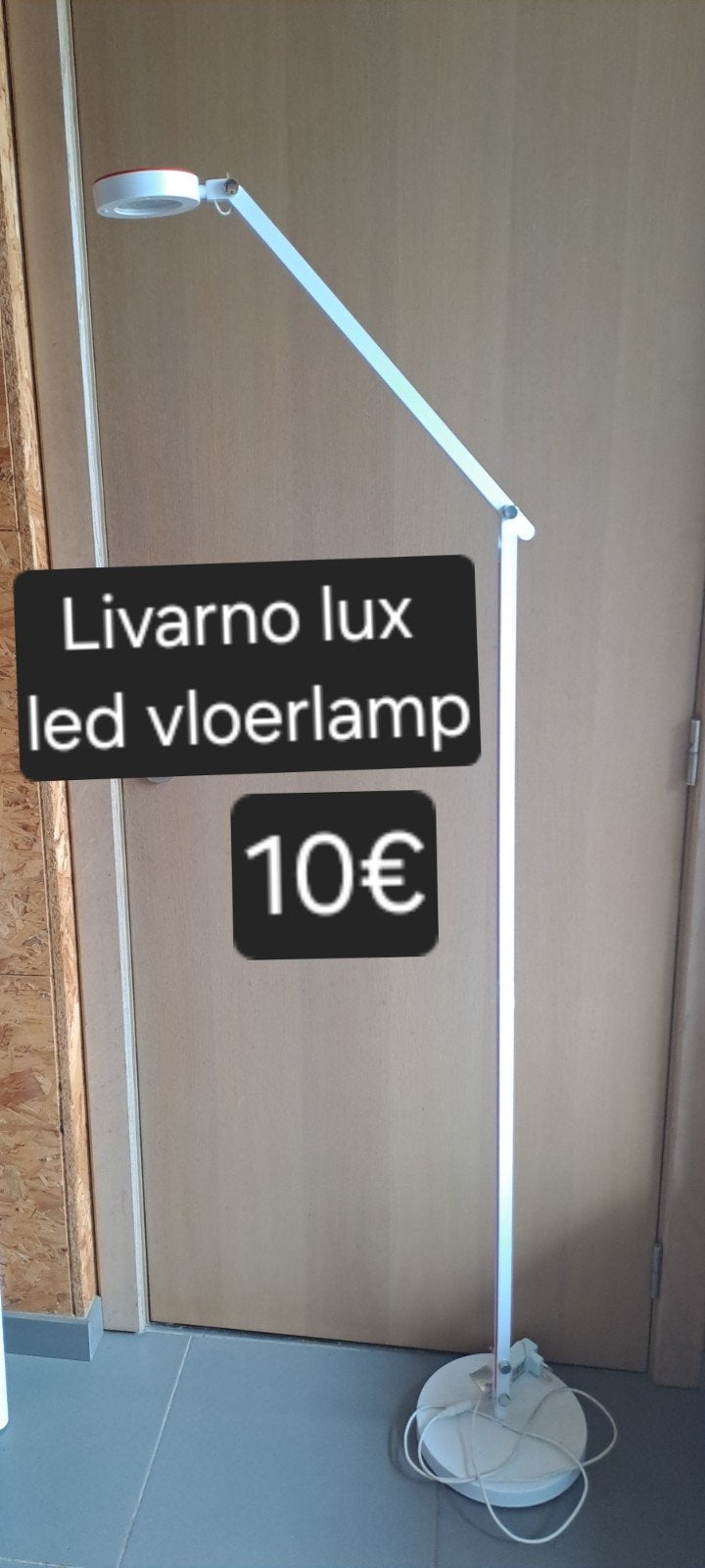 vloerlamp ledlamp, Ophalen, Gebruikt