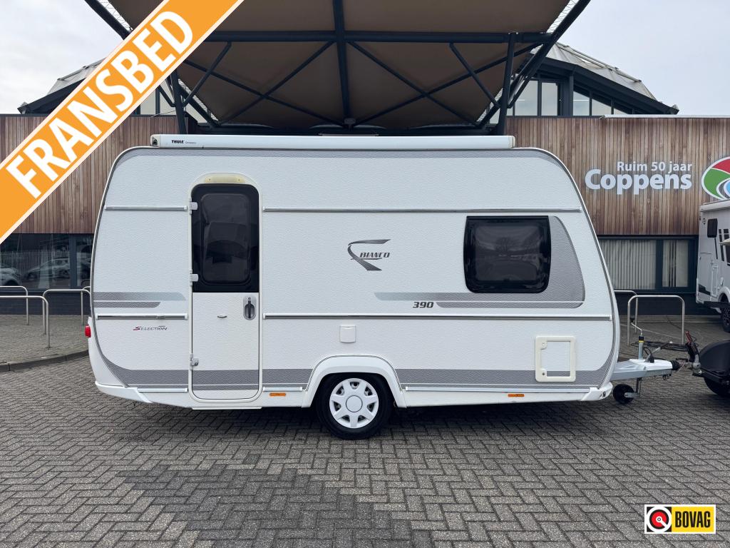 Fendt Bianco Selection 390 FH, Caravanes & Camping, Caravanes, Lit dans la longueur, 4 à 5 mètres, Poêle, Fendt