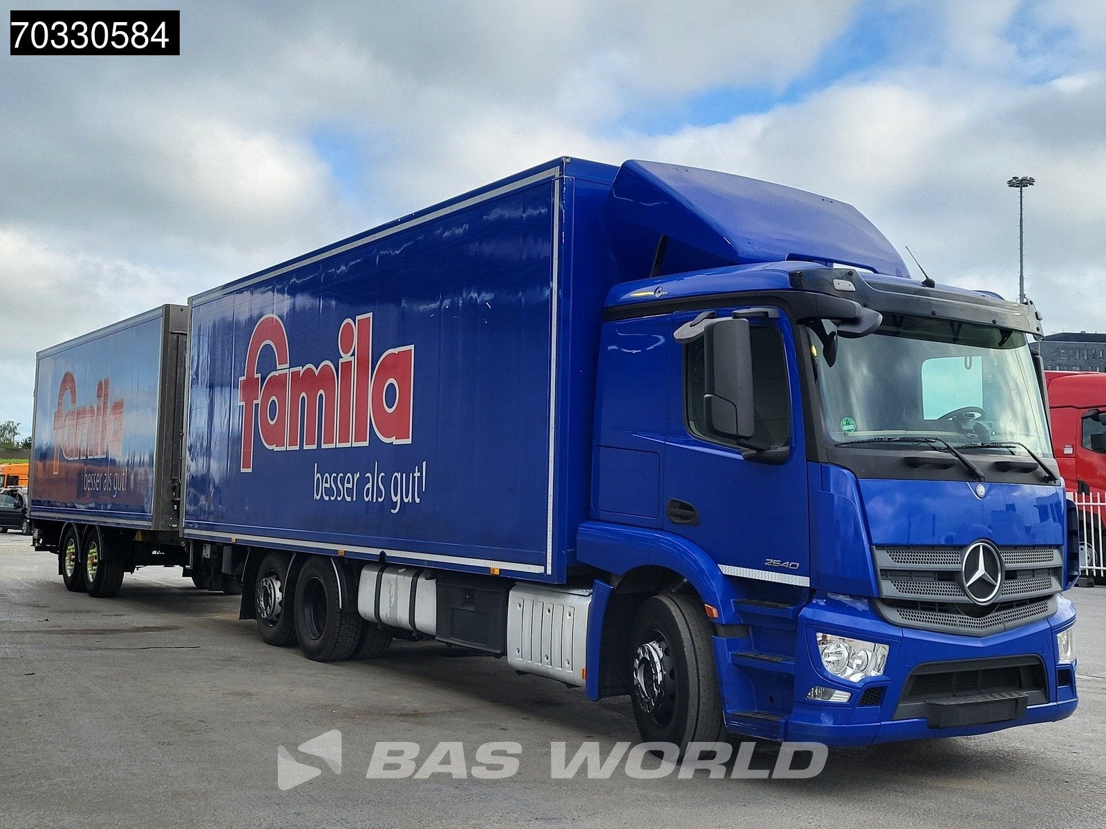 Mercedes Actros 2540 6X2, Auto's, Euro 6, Blauw, Bedrijf, Diesel