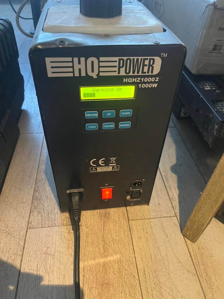 Machine a brouillard hq power Hazel 1000, Ophalen, Gebruikt