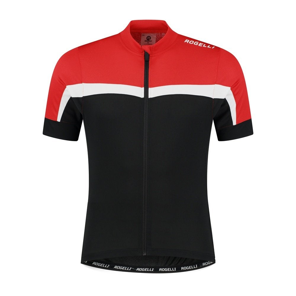 Fietsshirt Zwart/rood /wit, Sport en Fitness, Wielrennen, Verzenden, Nieuw, Kleding