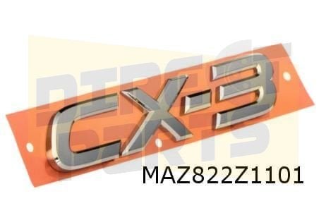 Mazda CX-3 embleem tekst ''CX-3'' achter Origineel! D10J5172, -, Verzenden, -, Nieuw