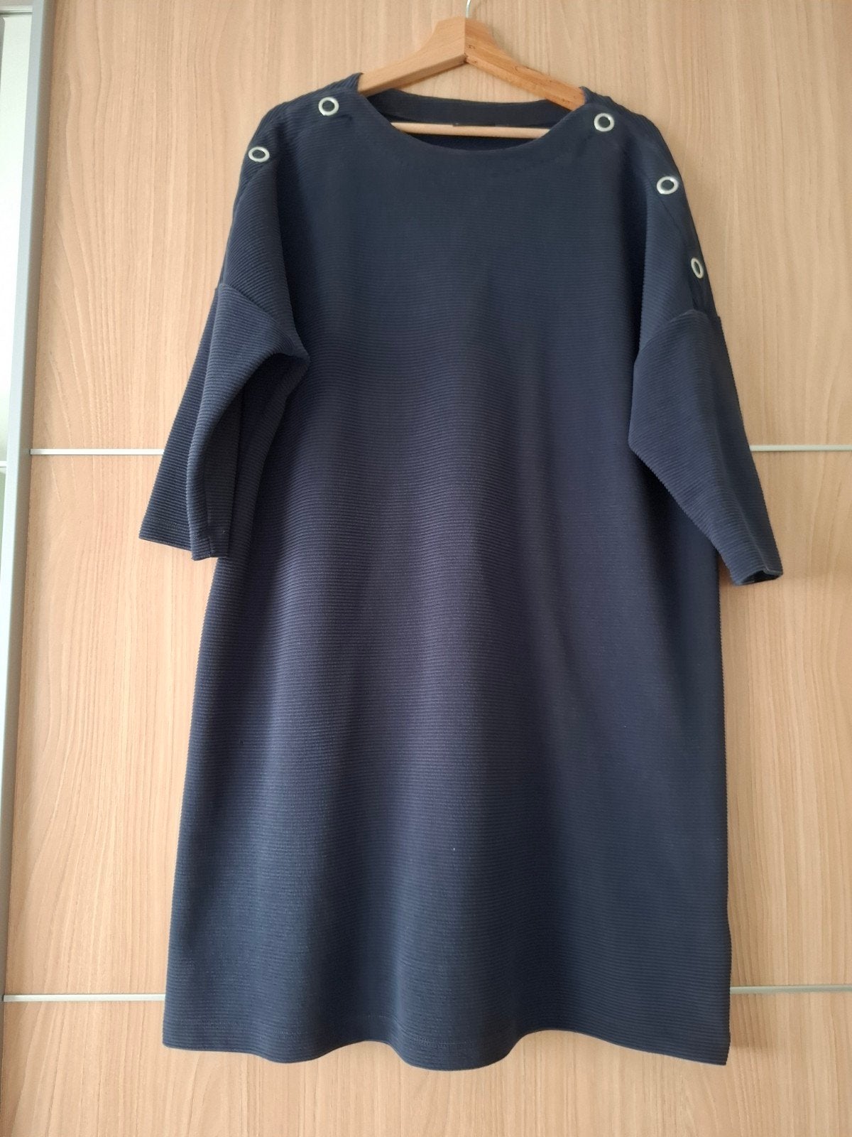 Blauw kleed maat L, Kleding | Dames, Blauw, Jurk, Ophalen of Verzenden, Gedragen
