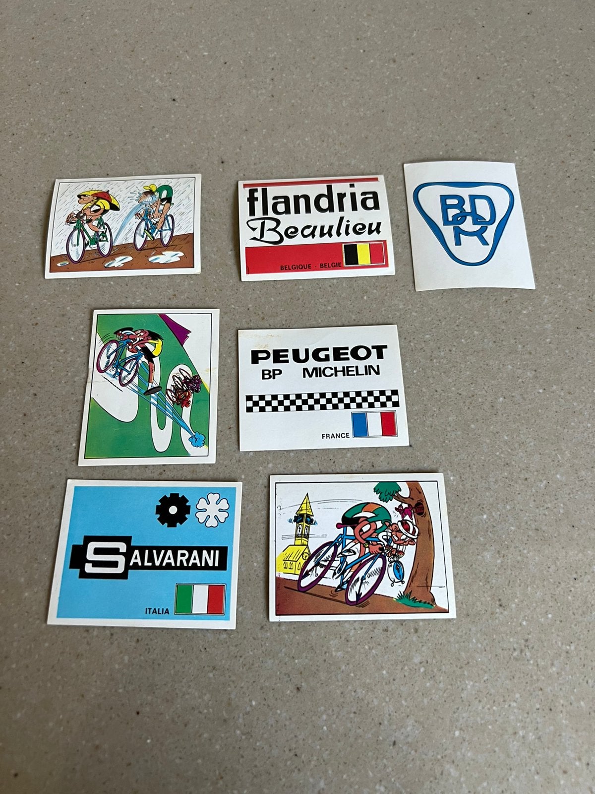 Panini Sprint 72, Verzenden, Zo goed als nieuw, Meerdere stickers