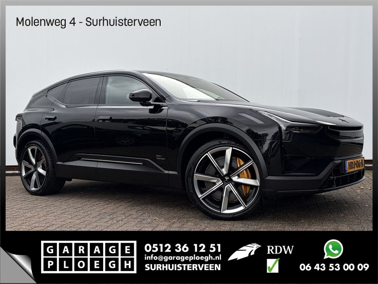 Polestar 3 Long range Dual motor 111 kWh 360° 22Inch B&W 1Ei, Auto's, Automaat, 591 km, Zwart, SUV of Terreinwagen