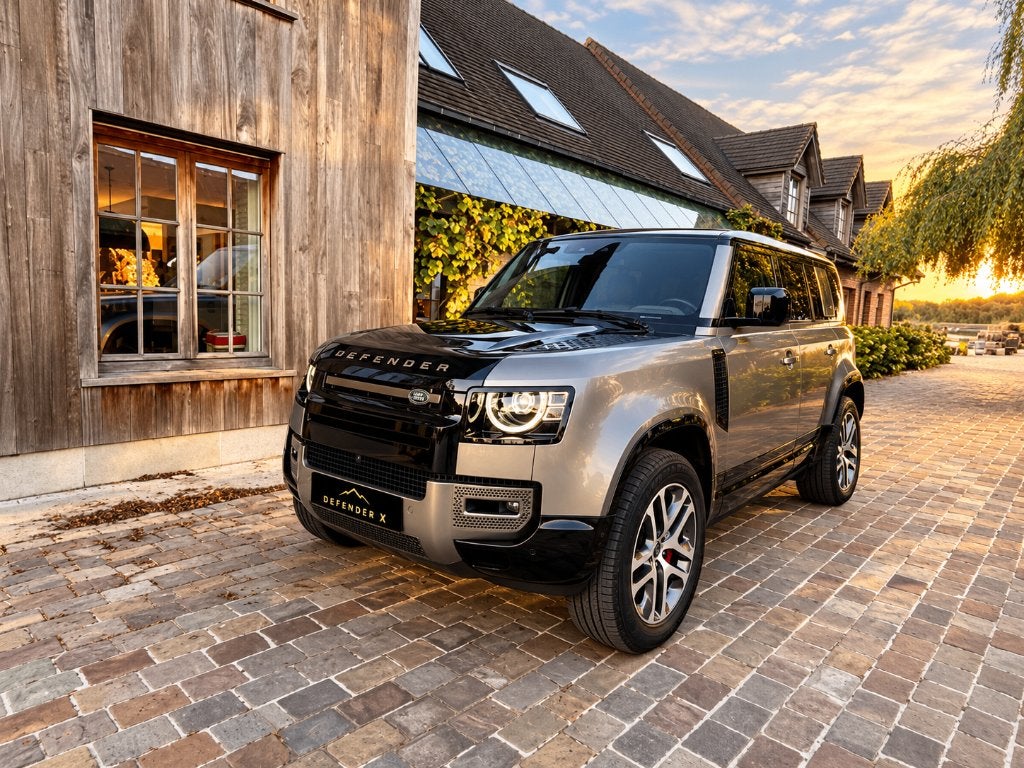 land rover defender X, Automaat, Dealer onderhouden, Zwart, Defender