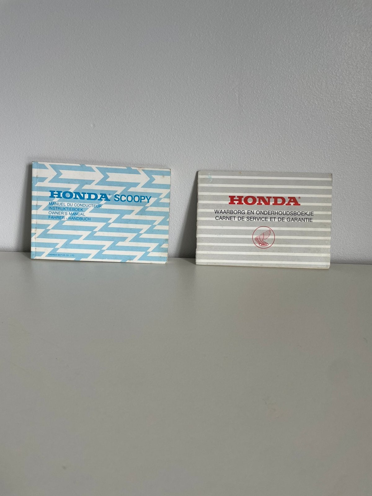 Manuel du conducteur +carnet Honda Scoopy, Enlèvement ou Envoi