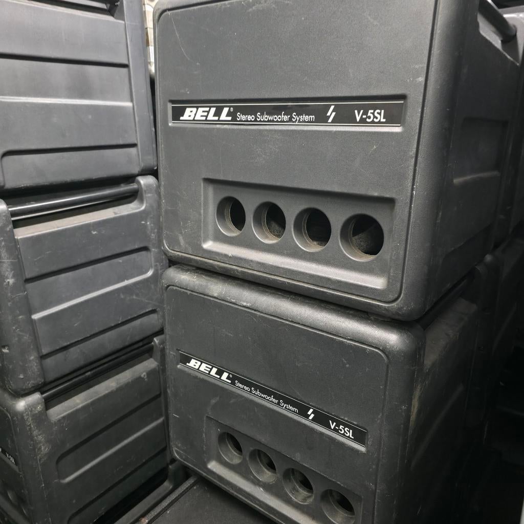 BELL V-5SL SUBS 15 inch met interne filter voor tops, Ophalen, Subwoofer