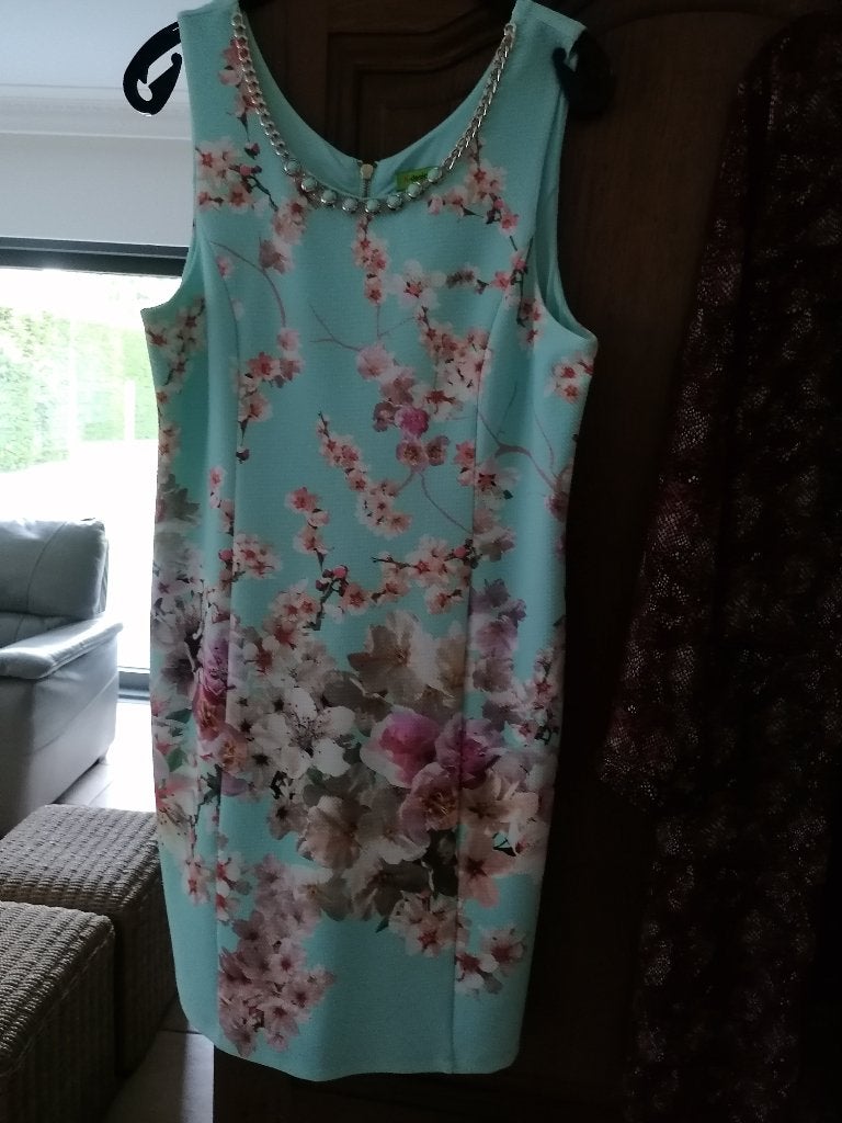 Jurk k design xl 15 €, Kleding | Dames, Jurken, Ophalen, Blauw, Maat 46/48 (XL) of groter, Zo goed als nieuw