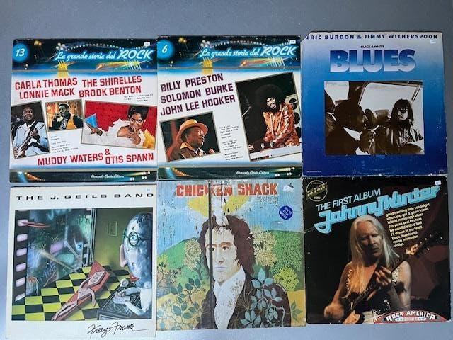 Zes blues lps, Cd's en Dvd's, Vinyl | Jazz en Blues, Ophalen of Verzenden, Gebruikt, Blues