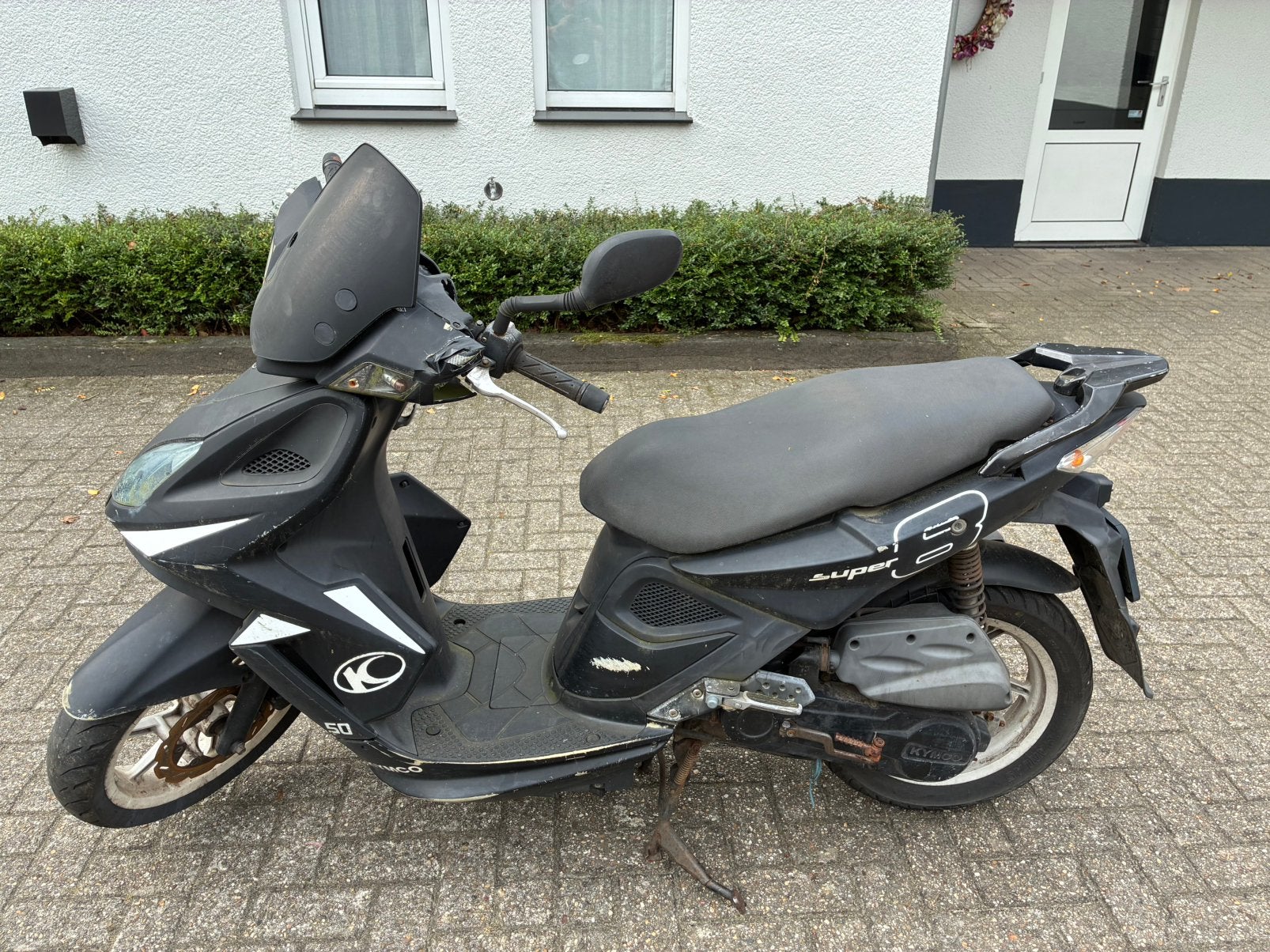 Kymco Super 8 A klasse loop of sloop, Fietsen en Brommers, Ophalen, Klasse A (25 km/u), Zo goed als nieuw, Benzine