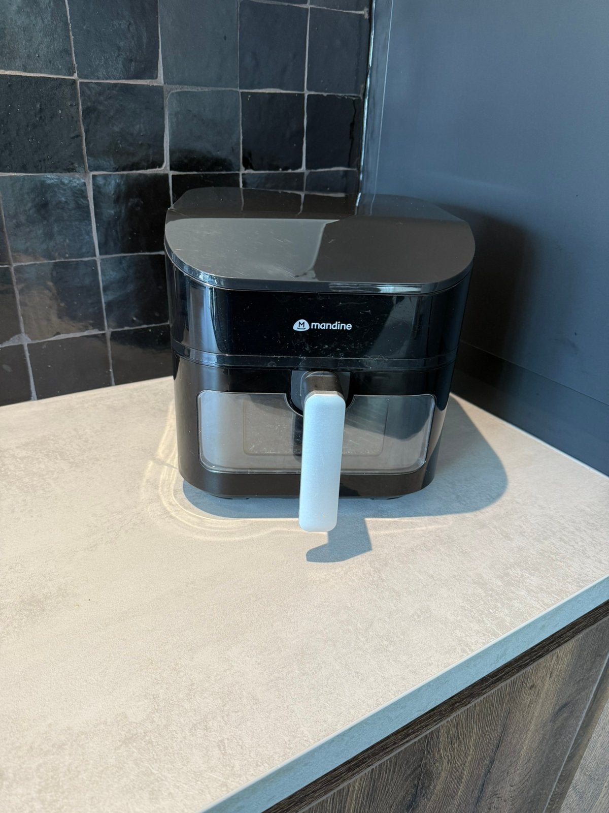 Airfryer Mandine 6 L -1600 W -zeer goede staat !, Elektronische apparatuur, Ophalen, Zo goed als nieuw, Airfryer