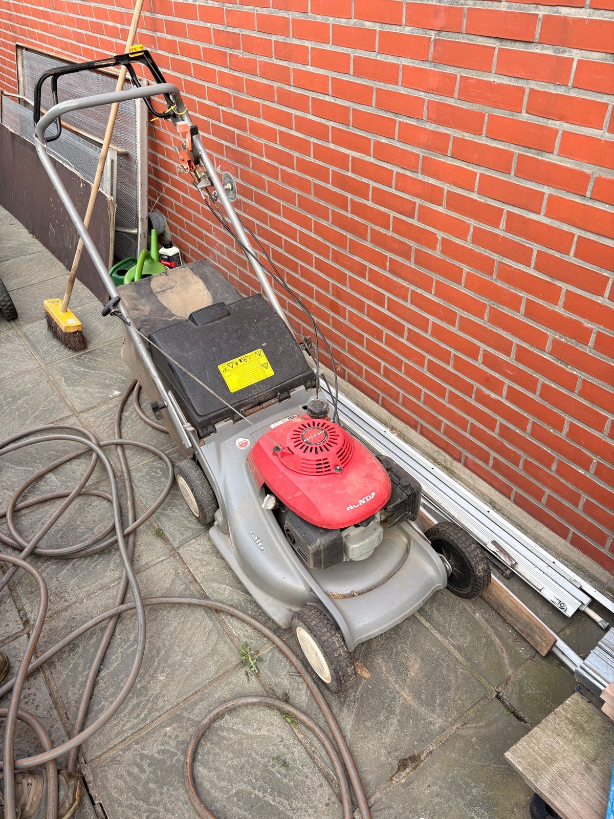 Honda Grasmachine, Tuin en Terras, Grasmaaiers, Ophalen, Cirkelmaaier, Gebruikt, Benzine-grasmaaier