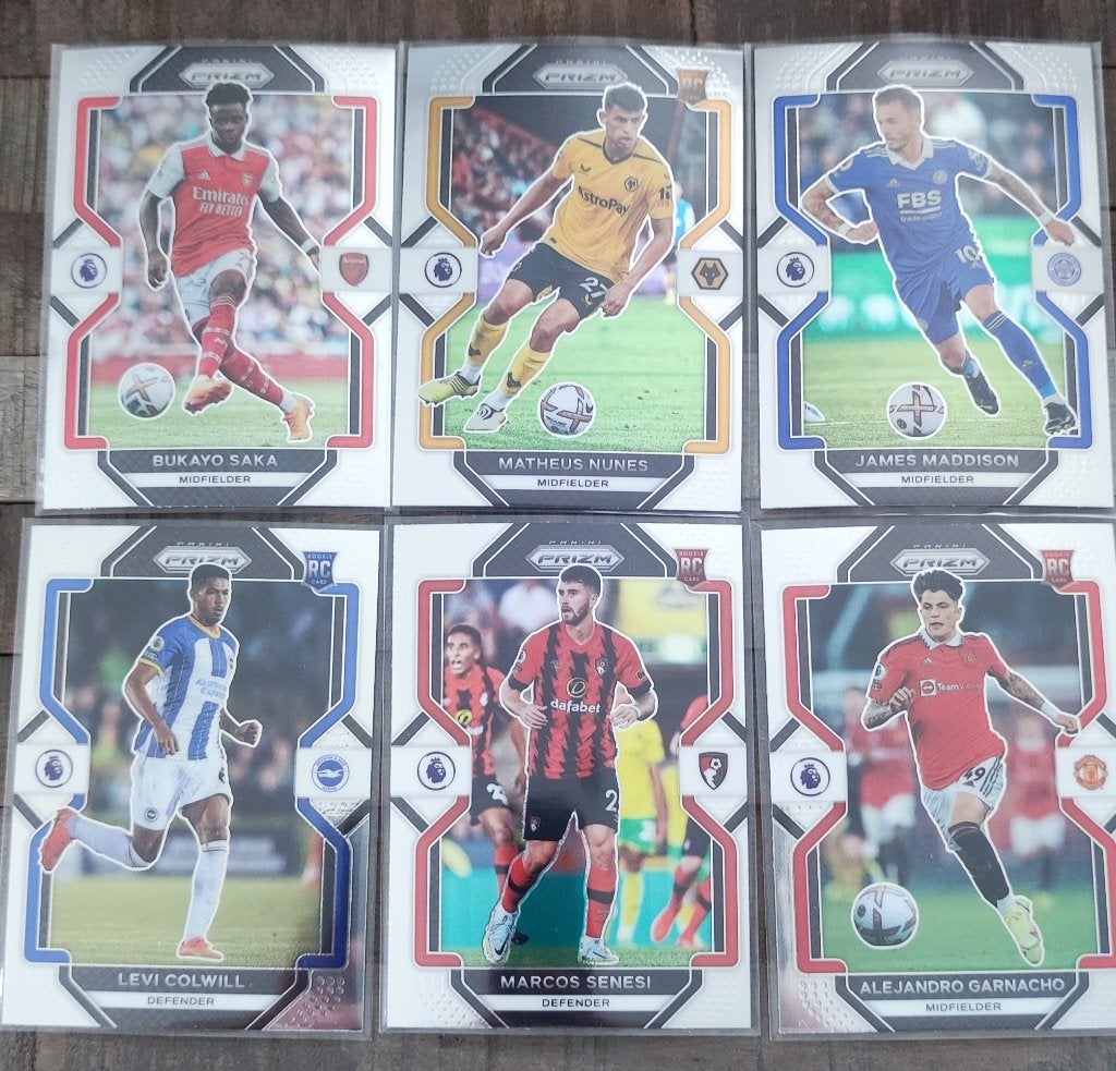 panini prizm 2022-23 premier league, Ophalen of Verzenden, Nieuw, Meerdere plaatjes