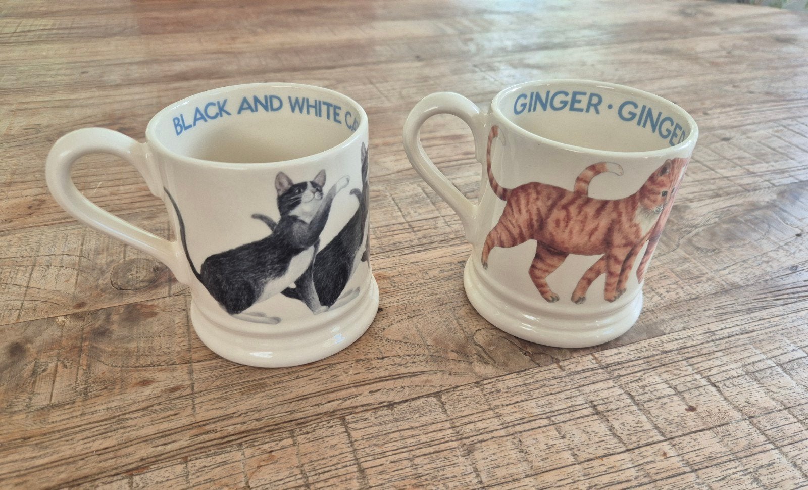 2 tassen van Emma Bridgewater met poezen, Ophalen