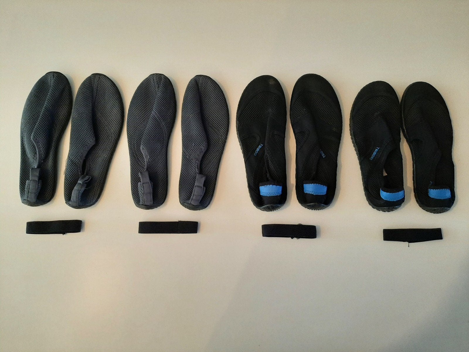 waterschoenen (grijs en zwart/blauw) maat 38/39 en maat 40/4
