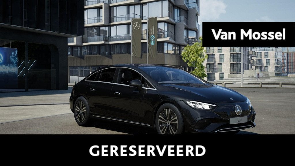 Mercedes-Benz EQE 300 Business Line + LED + CARPLAY + CAMERA, Auto's, Mercedes-Benz, Automaat, Gebruikt, Zwart, 96 kWh