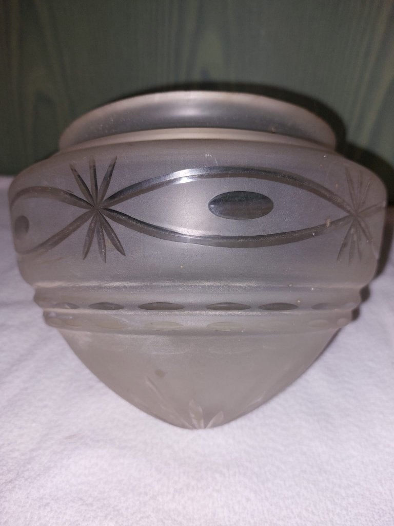 oude geslepen kristallen coupe, begin 1900, Antiek en Kunst, Ophalen of Verzenden