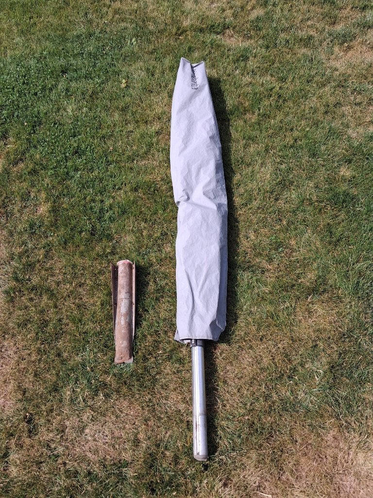 Droogmolen Brabantia+ beschermhoes+ grondpen, Tuin en Terras, Ophalen, Gebruikt