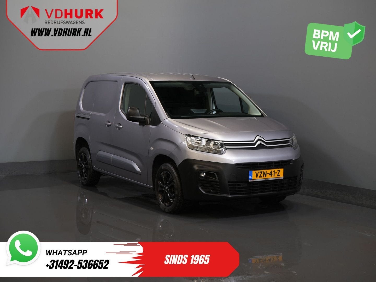 Citroën Berlingo 1.5 HDI 130 pk Aut. LED/ Carplay/ Keyless/, Automaat, Citroën, Bedrijf, Diesel