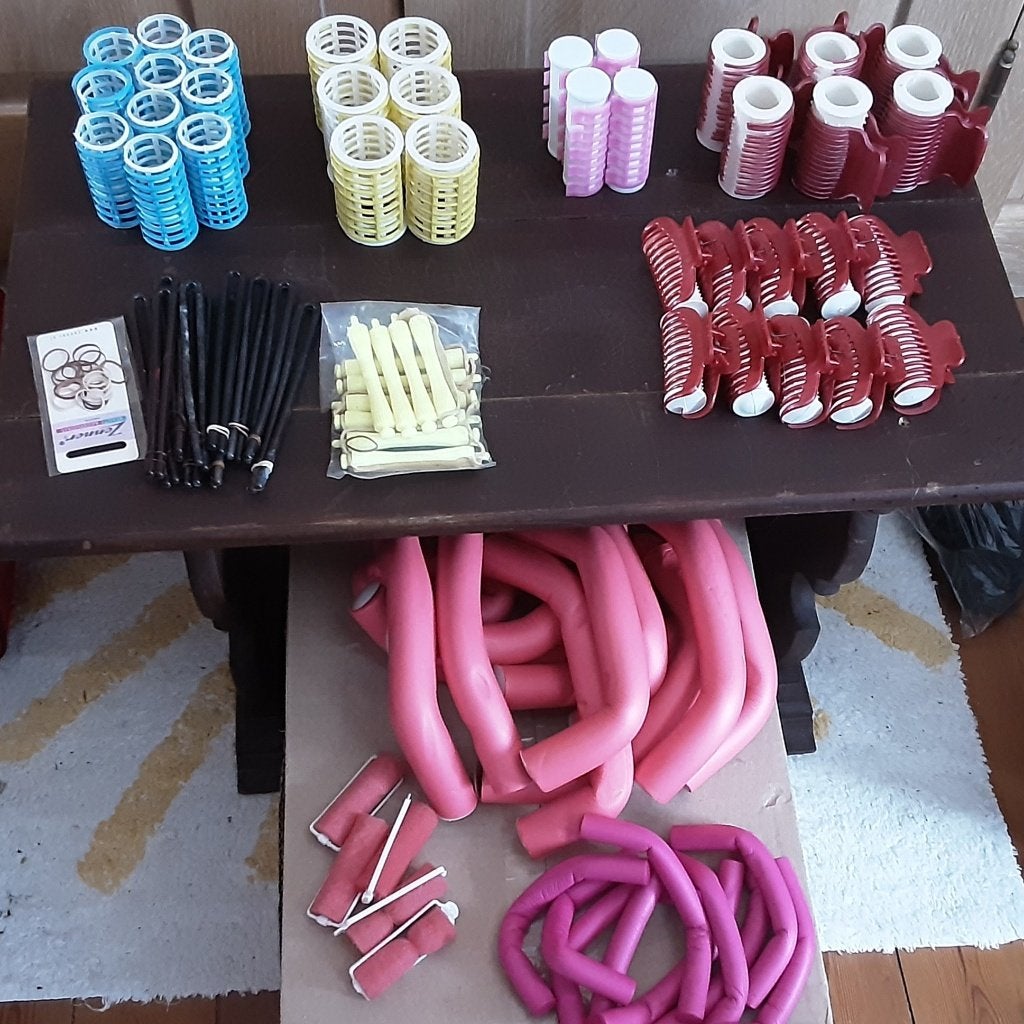 Grote SET haarkrulspelden en thermokrulspelden, Bijoux, Sacs & Beauté, Beauté | Soins des cheveux, Enlèvement ou Envoi, Comme neuf