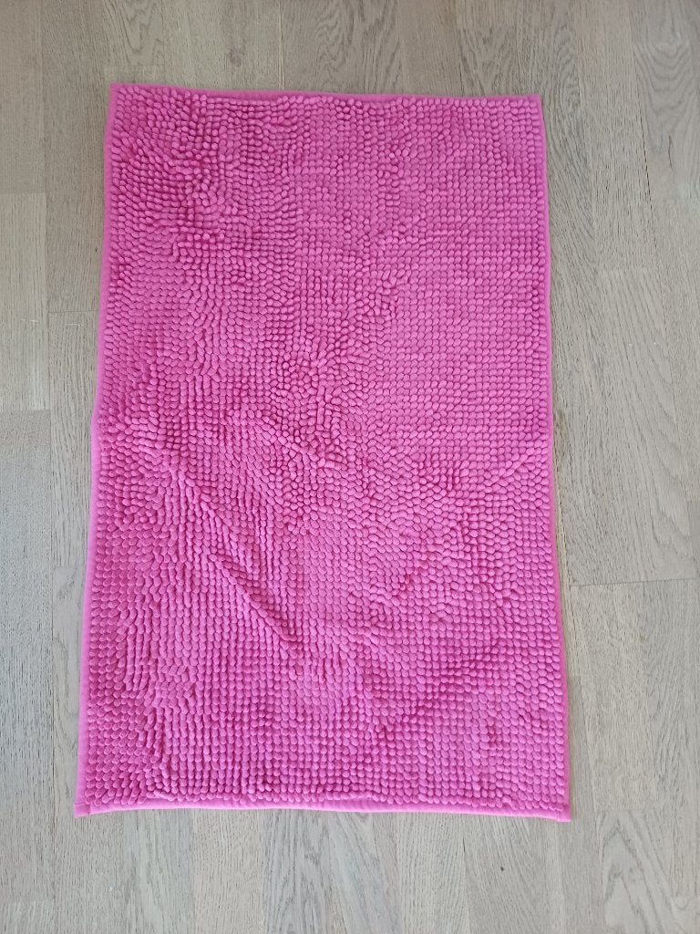 2 Roze Badmatjes Vochtopnemend, Huis en Inrichting, Badkamer | Badtextiel en Accessoires, Ophalen, Overige merken, Zo goed als nieuw