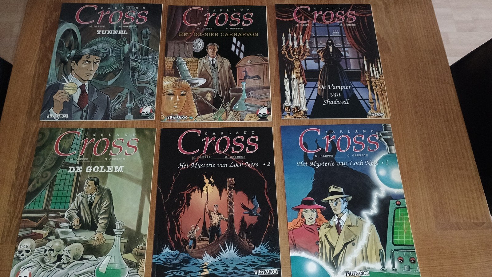 Carland Cross reeks 6 albums, Boeken, Stripverhalen, Ophalen of Verzenden, Zo goed als nieuw, Oleffe