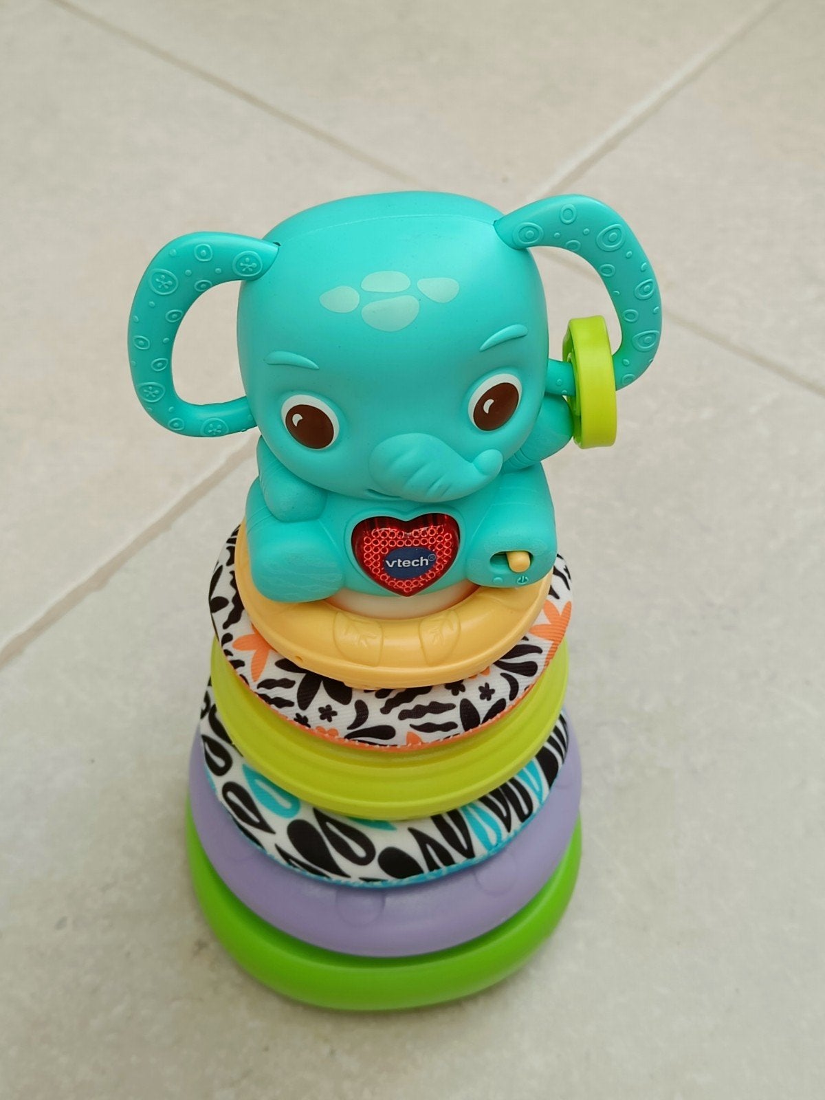 VTech 3 in 1 stapel en leer olifant, Ophalen of Verzenden