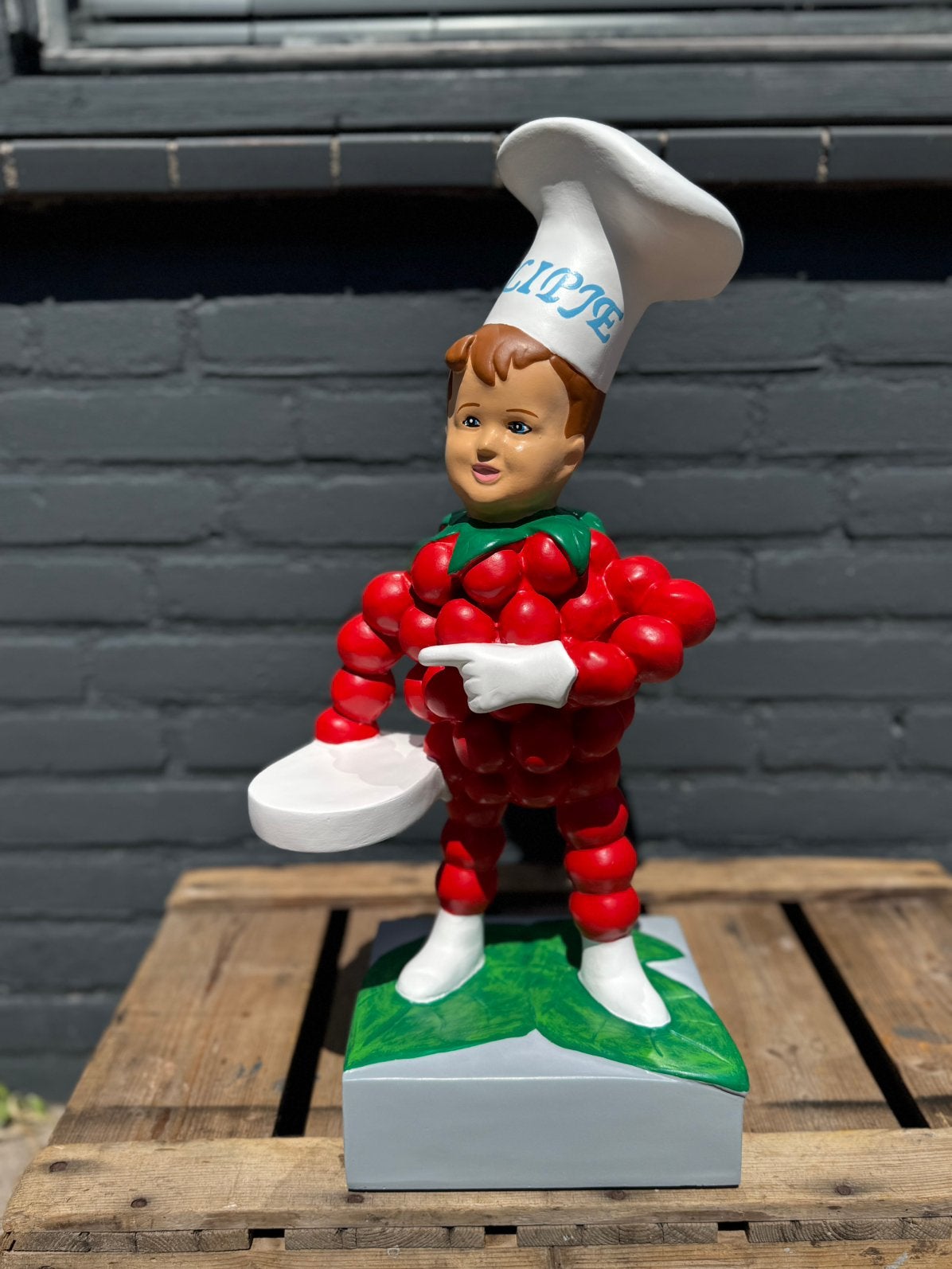 Flipje Tiel Betuwe reclame beeld, Ophalen, Zo goed als nieuw, Reclamebord