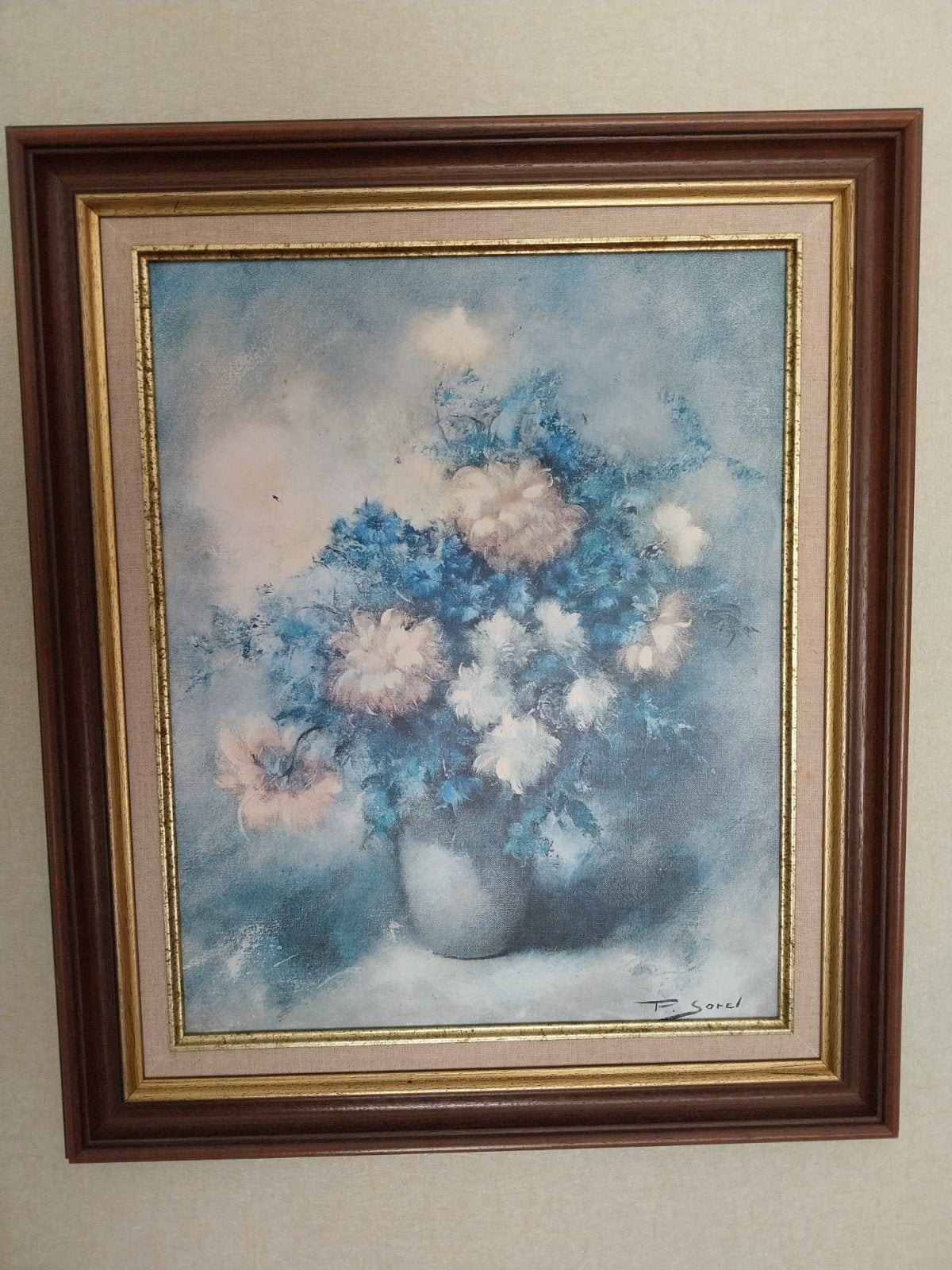Schiderij, Antiek en Kunst, Ophalen, Gesigneerd, Bloemen