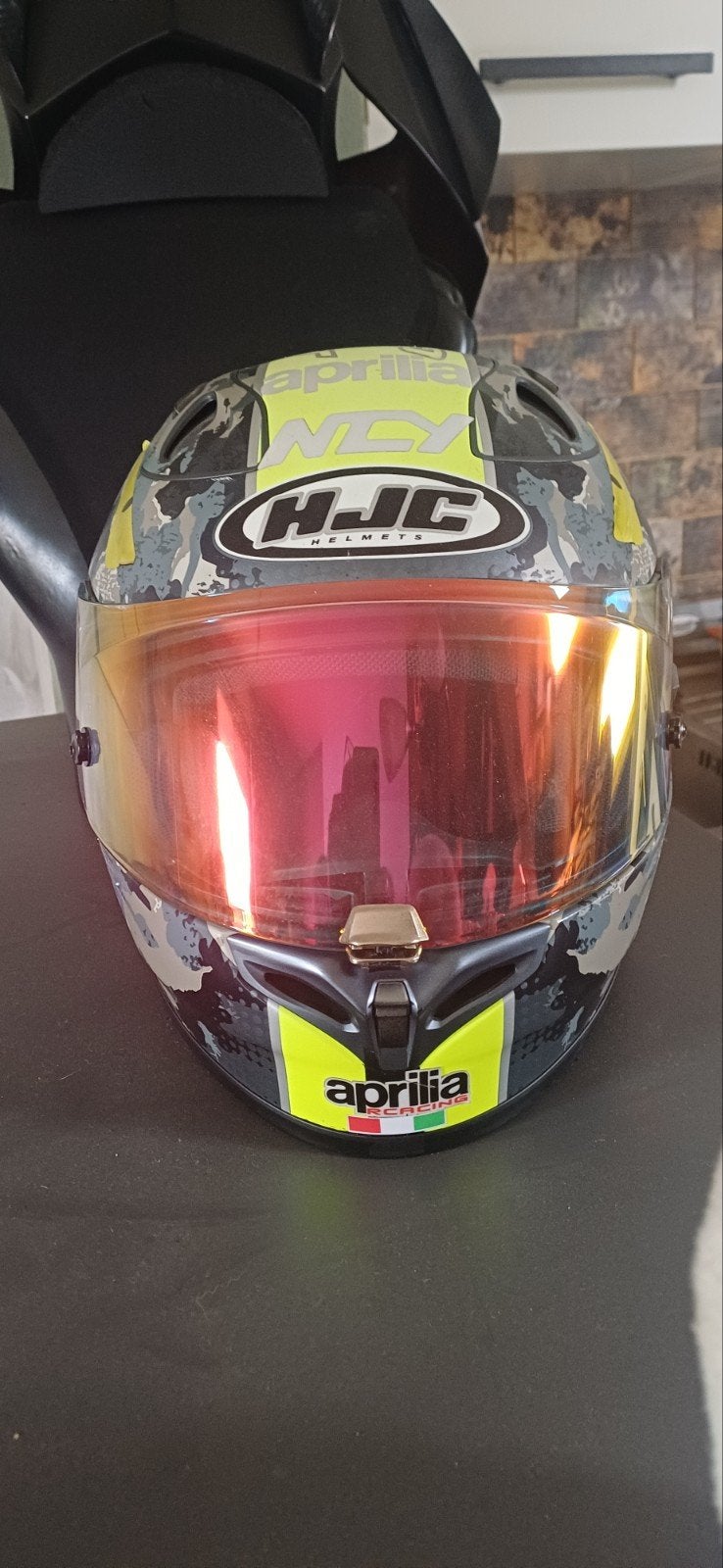 hjc met iridium scherm en revo red scherm maat xl, Ophalen of Verzenden, XL, HJC