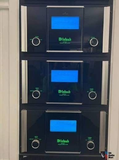 3x McIntosh MC501 500 Watt Mono Block Amplifier, Enlèvement, Comme neuf, 120 watts ou plus, Autres marques