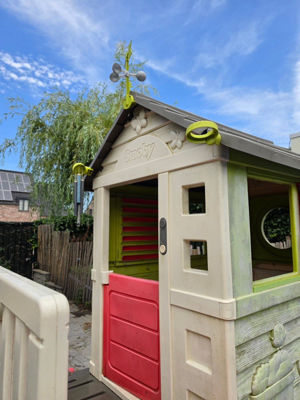 Smoby speelhuis, Ophalen