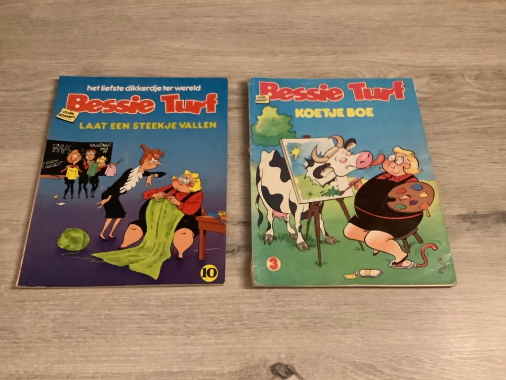 Bessy Turf verschillende strips (1982-1986), Boeken, Stripverhalen, Gelezen, Meerdere stripboeken, Ophalen of Verzenden
