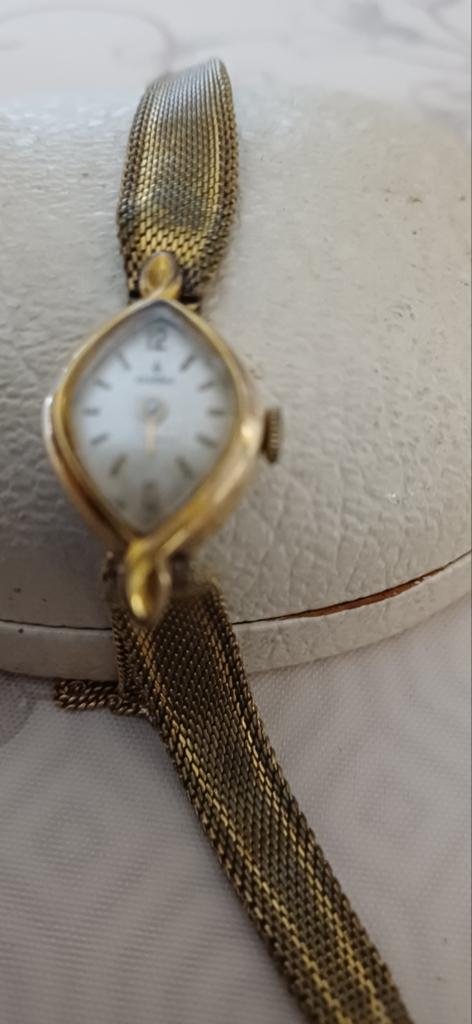 Dames horloge 20 micro goudlaag, Handtassen en Accessoires, Horloges | Dames, Ophalen, Goud, Goud