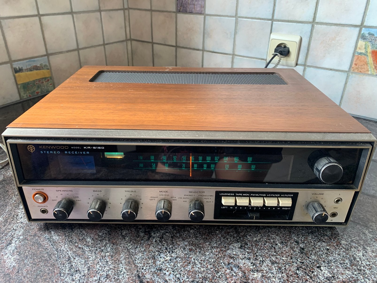 Prachtige Vintage Kenwood KR-5150 Stereo Receiver (Jaren 70), Ophalen, Zo goed als nieuw
