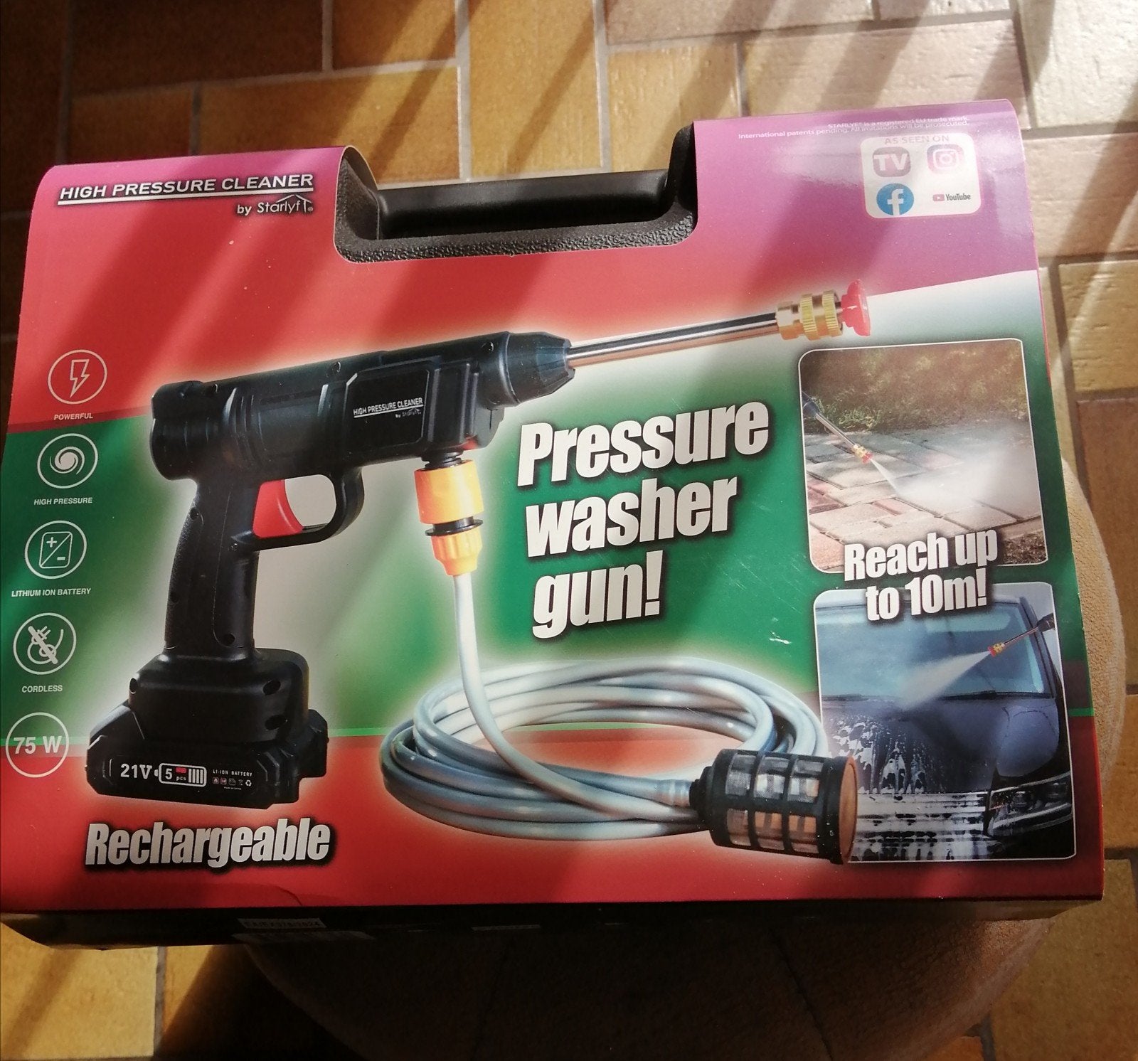 HIGH PRESSURE CLAENER, Enlèvement
