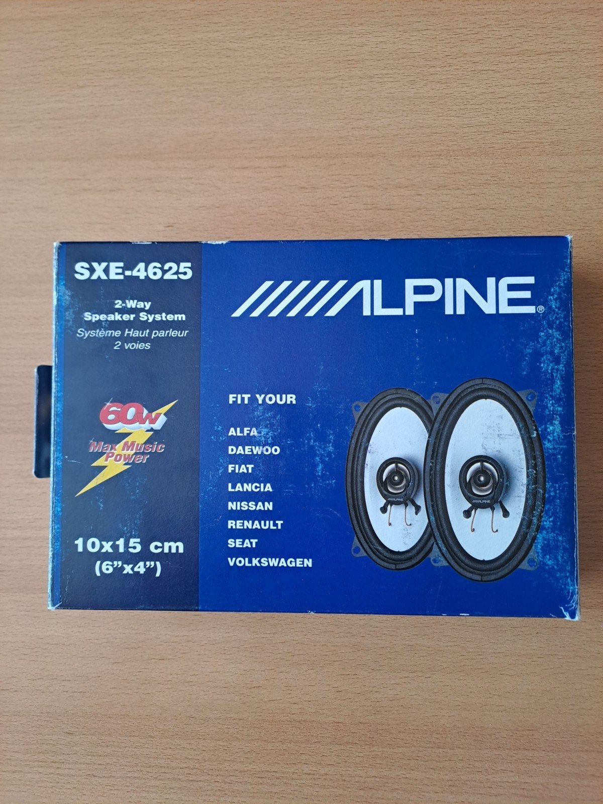 alpine auto boxen, Autos : Divers, Haut-parleurs voiture, Enlèvement