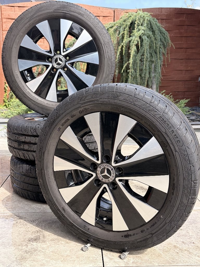Original 17" Mercedes-Benz Vito/Classe V/EQV W447 225 55 R17, Pneus et Jantes, Pneus été, Véhicule utilitaire, 17 pouces