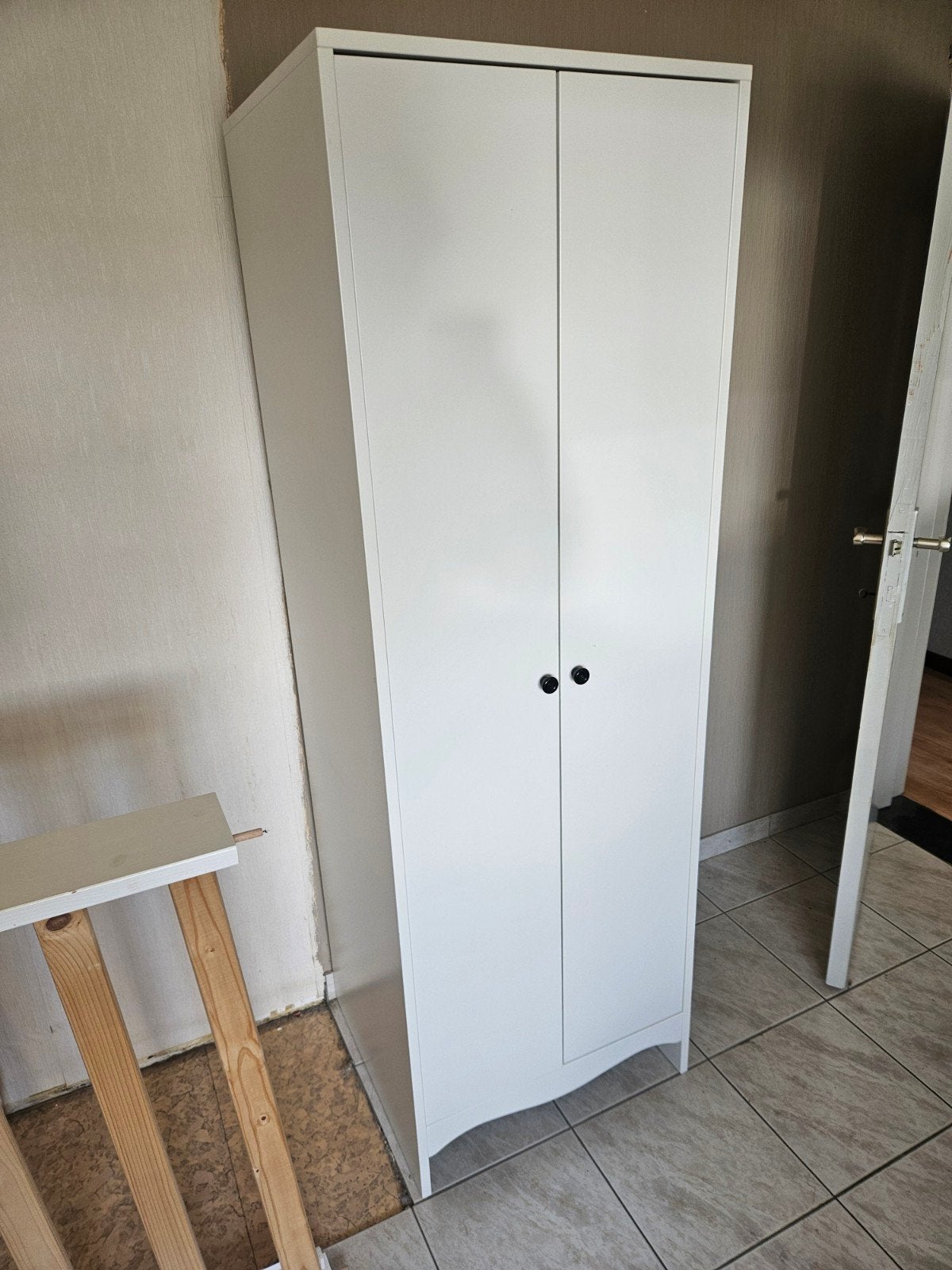 IKEA Smagora Kledingkast - Wit met lichte lakbeschadigingen, 25 à 50 cm, Comme neuf, 50 à 100 cm, Avec porte(s)