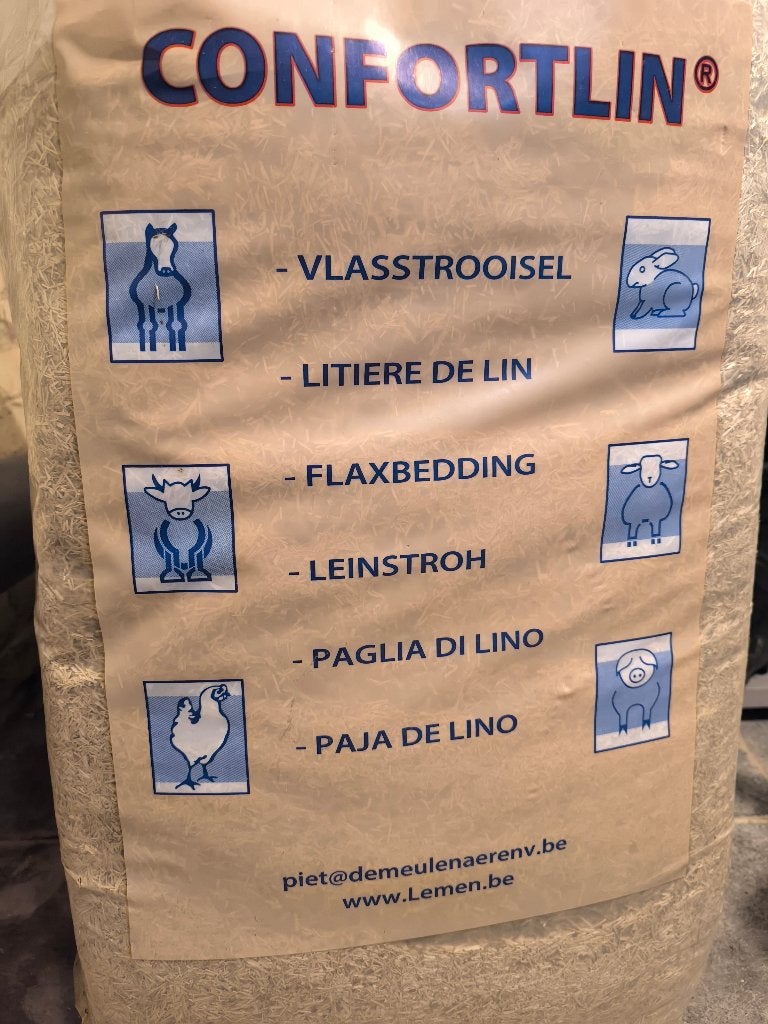 vlas - stalstrooisel, Dieren en Toebehoren