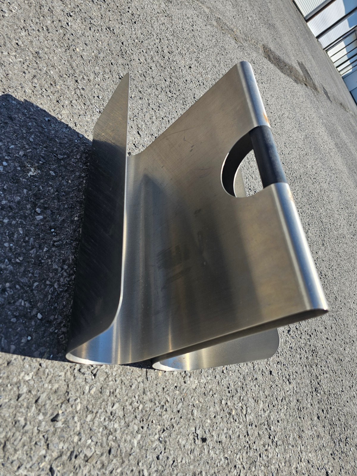Blomus Design Houtblokhouder – RVS, Ophalen, Metaal