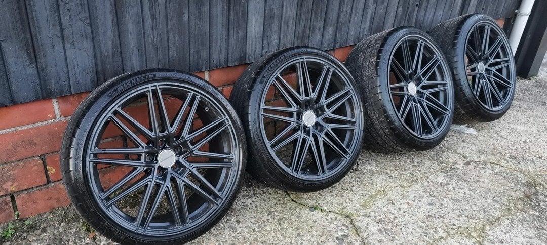 Originele Vossen CV10 Satijn Zwart Velgen 20 Inch 5x112, Enlèvement, 20 pouces, Pneu(s)